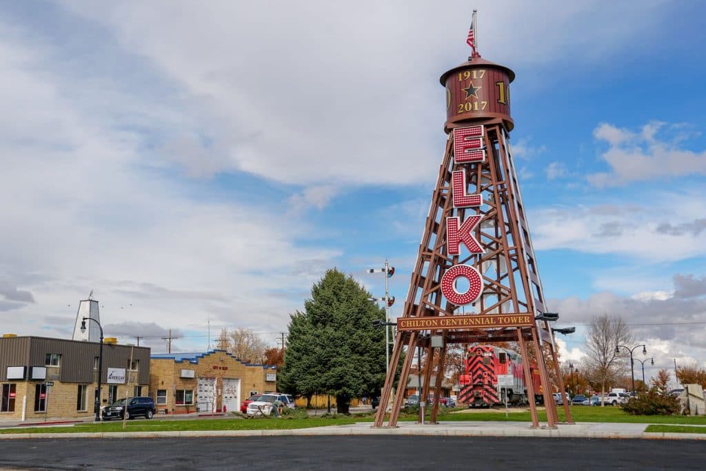 Hilton Centennial Tower, downtown Elko, Nevada
