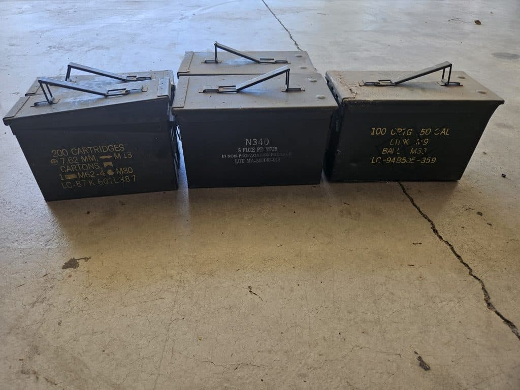 Military Surplus Ammo Cans