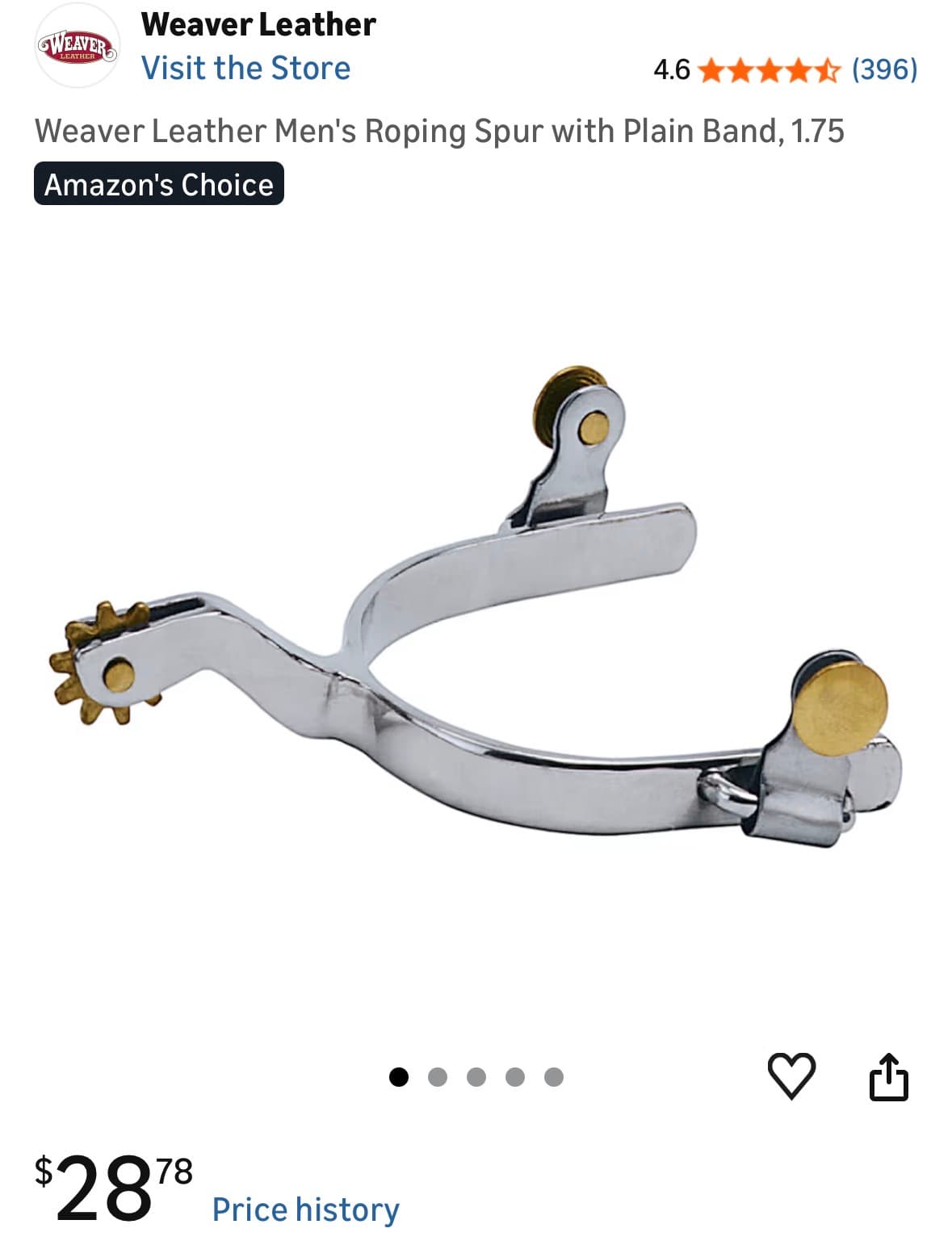 New spurs/straps