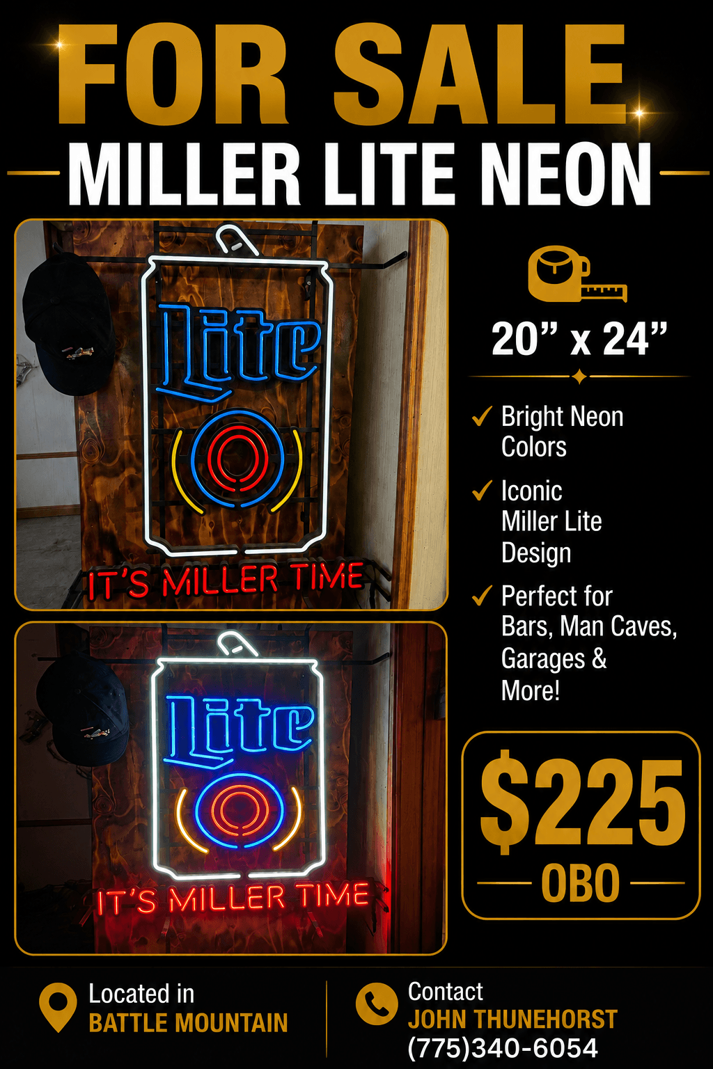 Miller Lite Neon