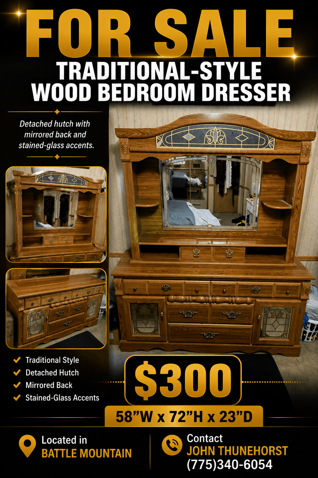 Traditional Bedroom Dresser
