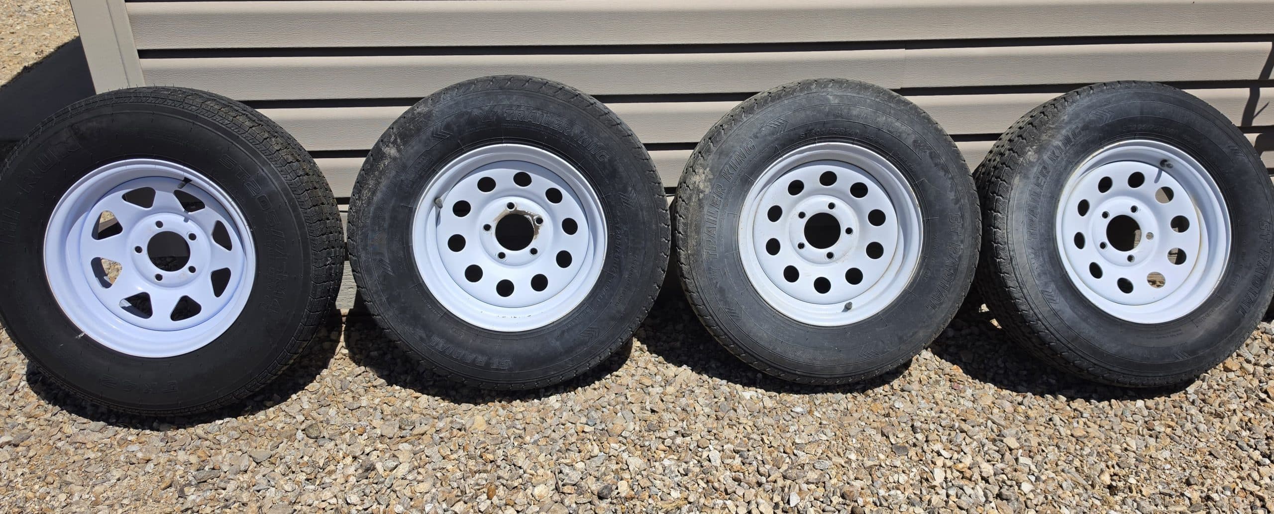 205/75R14 trailer tires and rims