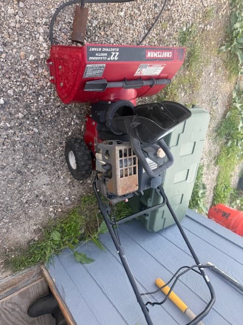 Craftsman snow blower
