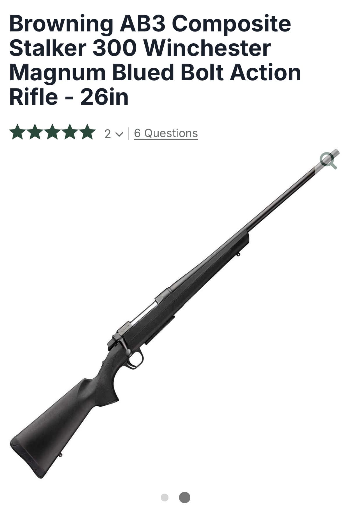 Browning 300 win Mag