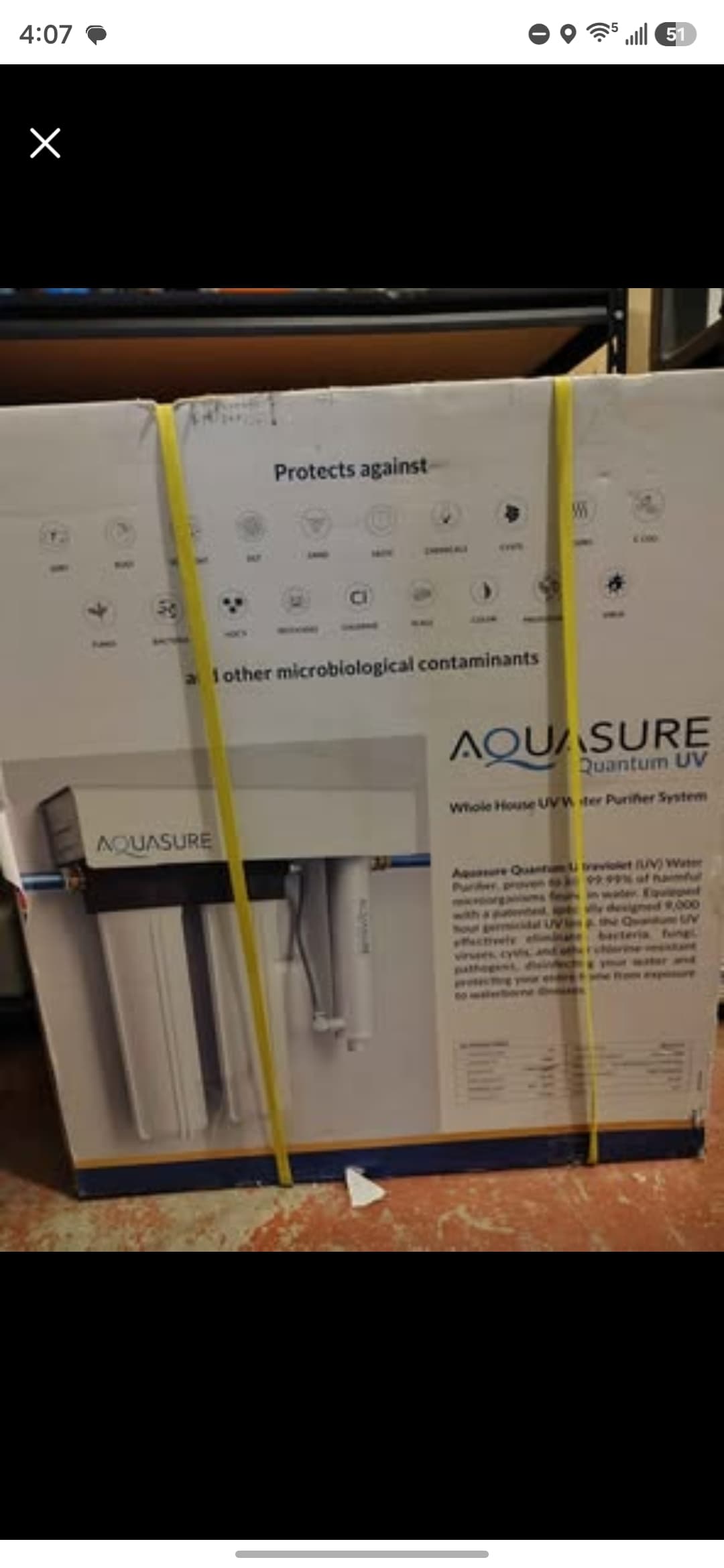 Aqua Sure Water Purifier System