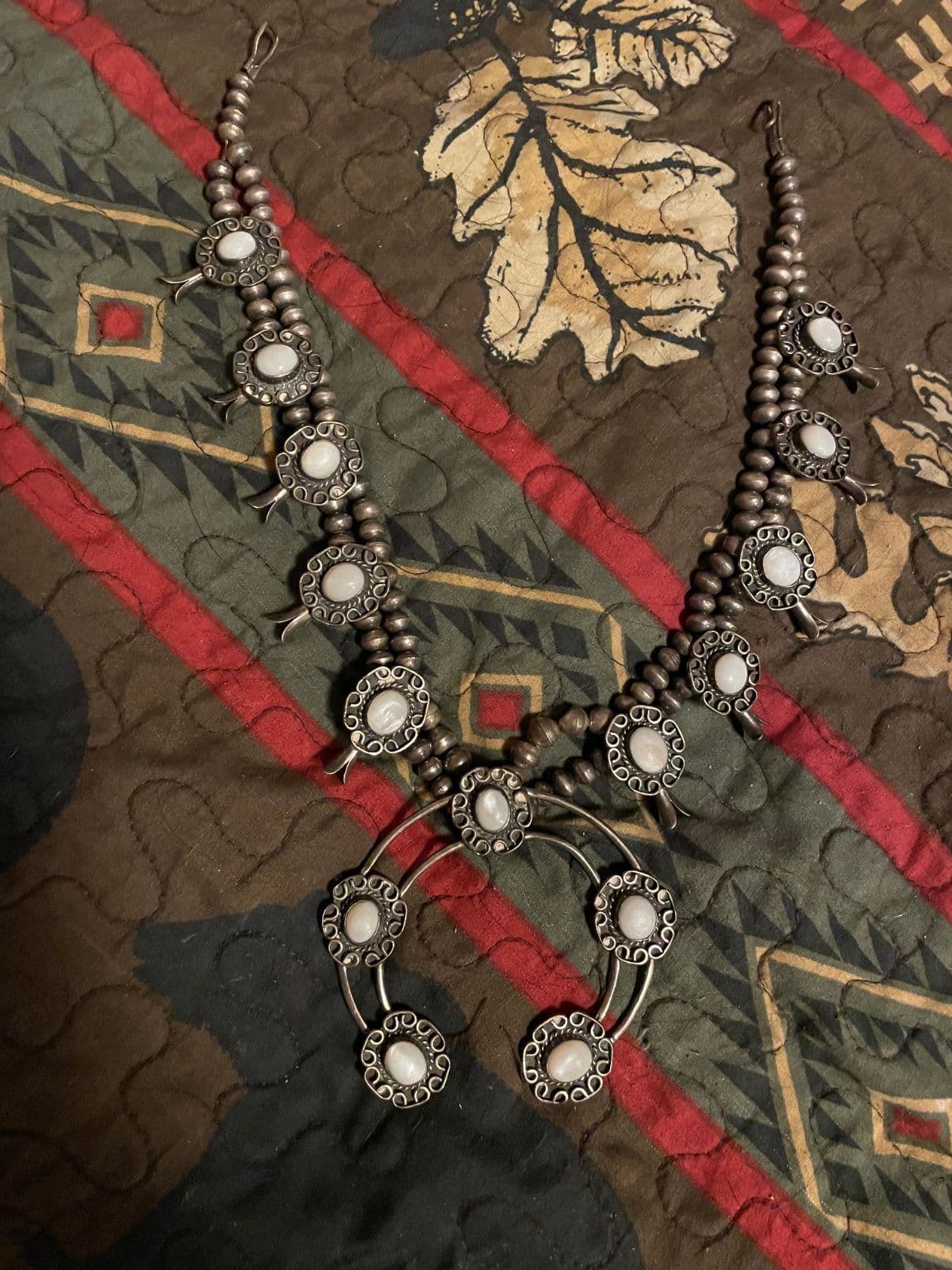 Silver Indain necklace
