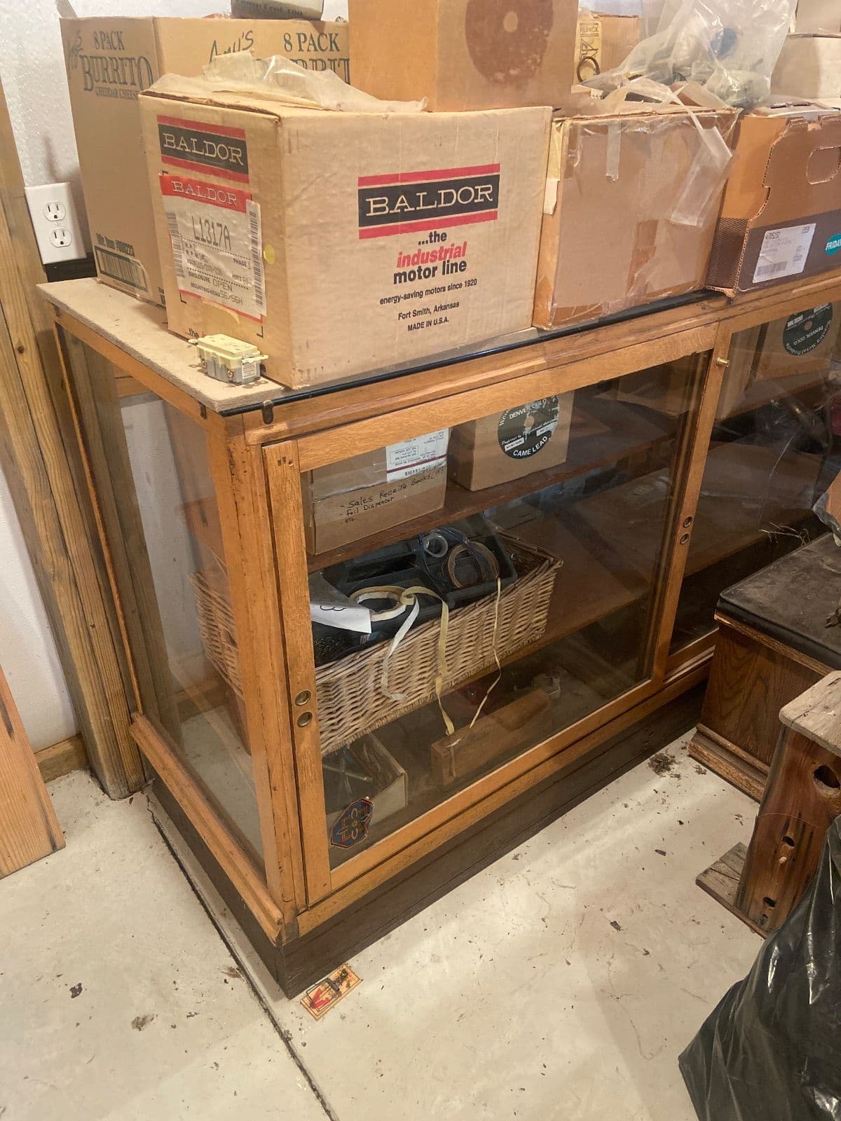 Antique display case
