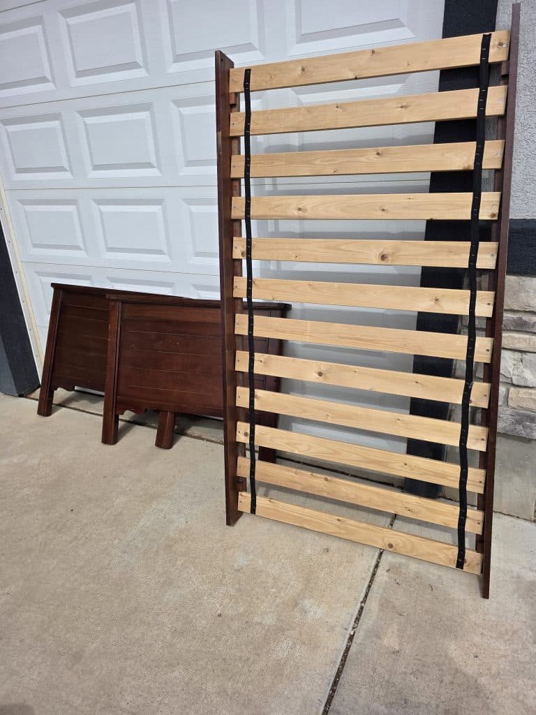 Twin bunk bed frames.