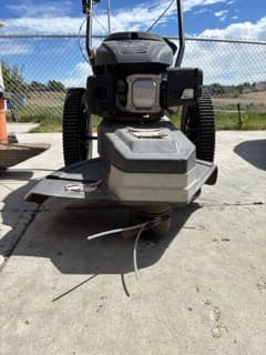 Walk behind weed eater