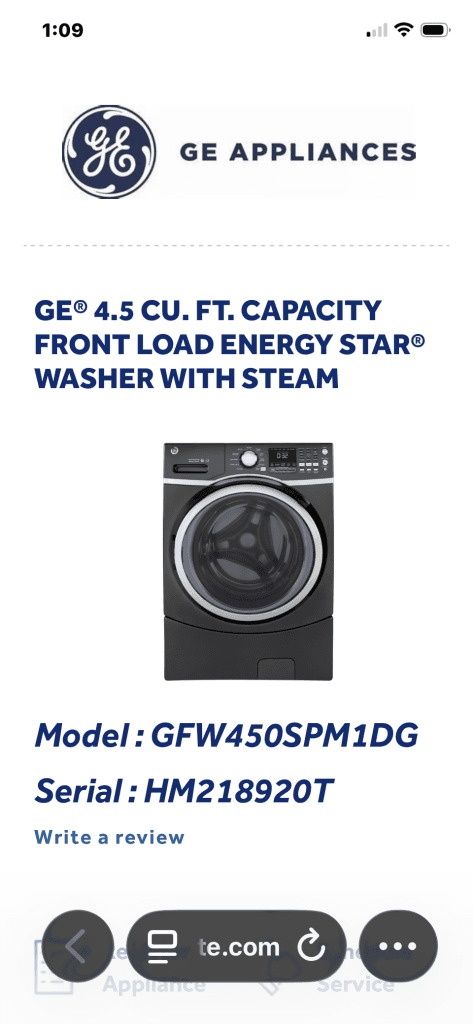 BRAND NEW GE Washer & Dryer Set
