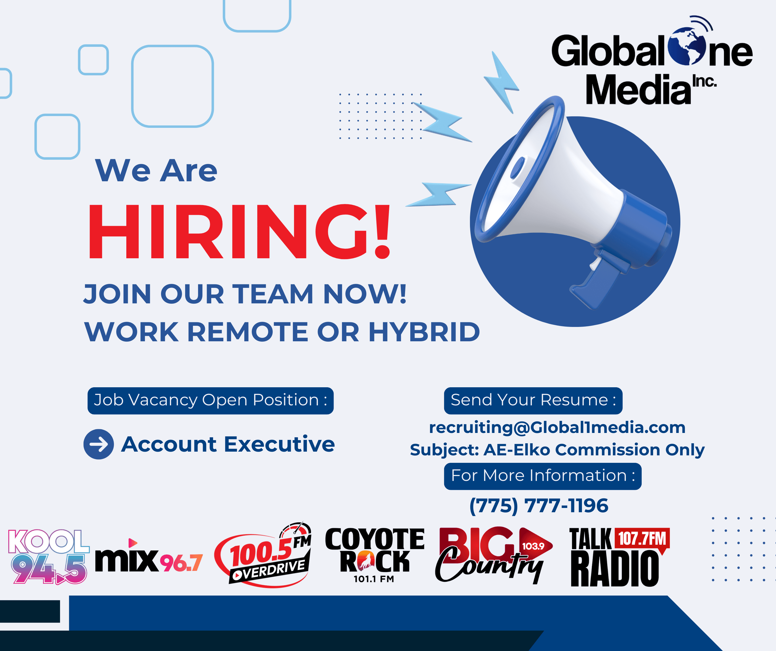 Account Executive Elko/Hybrid Commission Pay