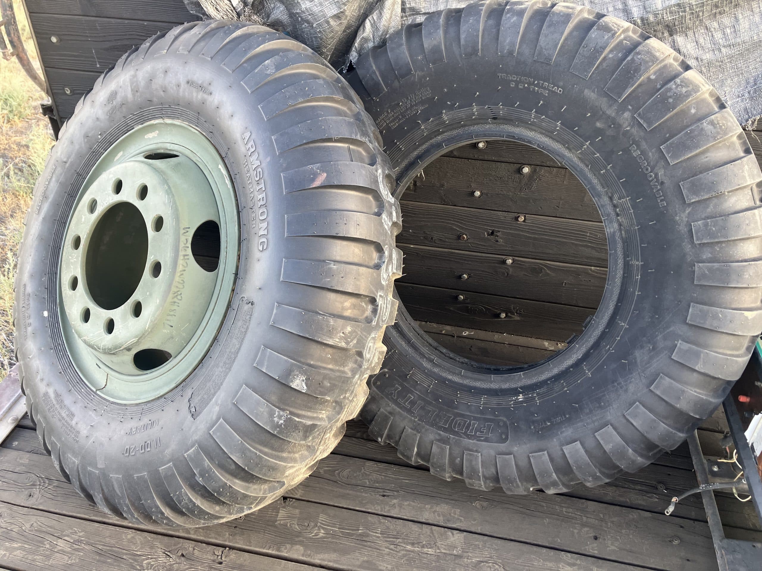 New Military Tires 1100-20