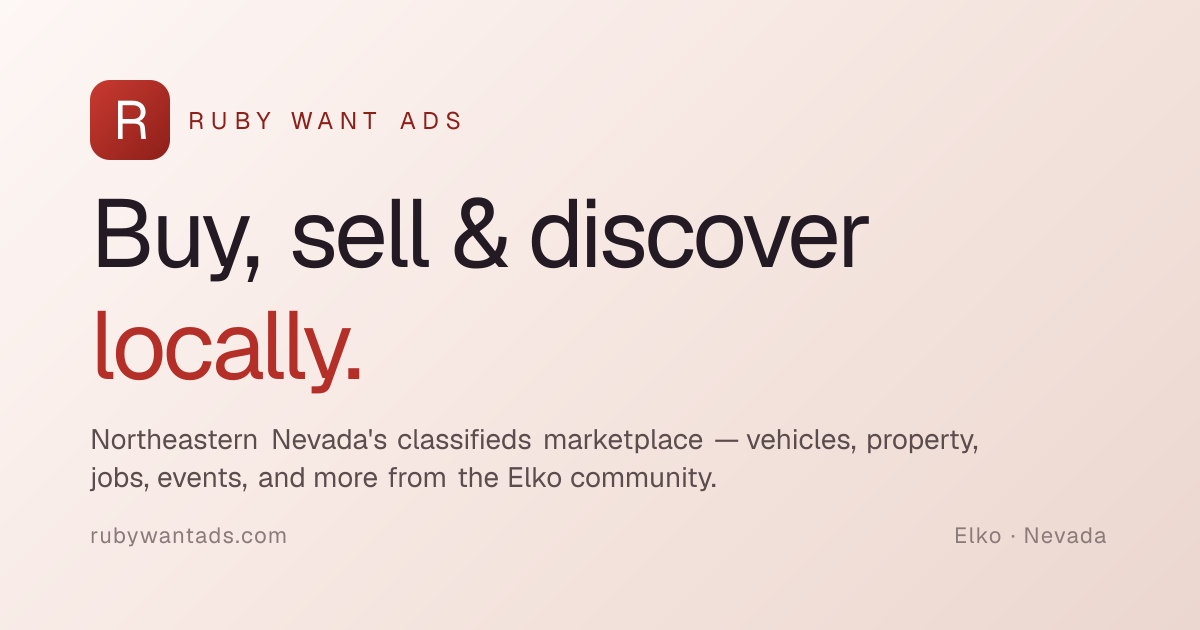 Browse listings · in outdoors · Ruby Want Ads